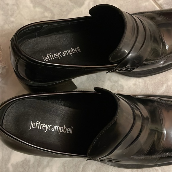 Jeffrey Campbell Women's Black Loafers Size 7.5W - Picture 3 of 6